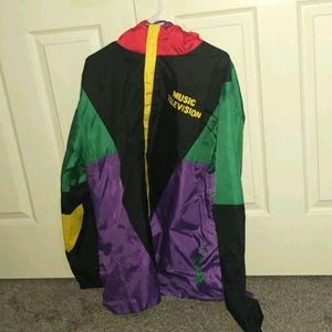 MTV zip up windbreaker